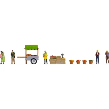 Modelová železnice H0 - Sobotní trhy - tematické doplňky / NOCH 16226