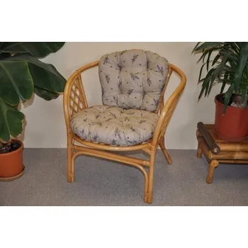 Podsedák Polstr na křeslo BAHAMA levandule