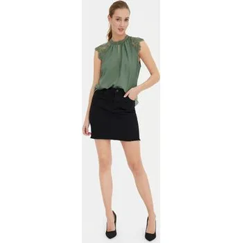 Dámská halenka Vero Moda Halenka Milla 10226072 Zelená Regular Fit S