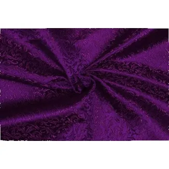 Brokát ornamenty, fialový, sartor.cz