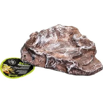 Happy Pet Products Ltd Miska terarijní terasovitá hnědá S Komodo 18x15,5x4cm