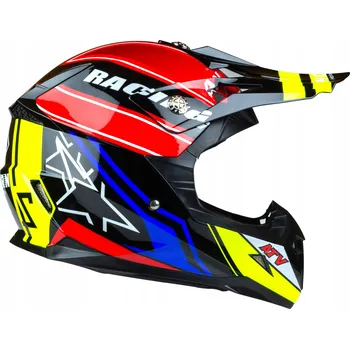 Helma na motorku Závodní Přilba na Čtyřkolku Quad Cross ATV HORN Kukla XL