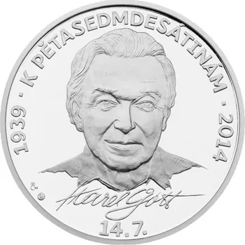 Česká mincovna Stříbrná medaile Karel Gott proof
