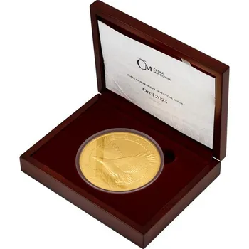 Sběratelství Zlatá kilogramová investiční mince Orel 2023 stand