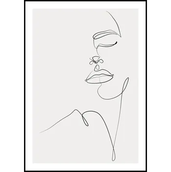 Plakát Jen tak z lásky Plakát Krásná Rozměr plakátu: A4 (21 x 29,7 cm), Barva pozadí: Šedá