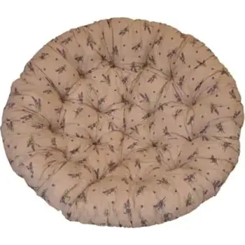 Podsedák Polstr na křeslo papasan 100 cm - levandule - SLEVA 3% s kodem radost25