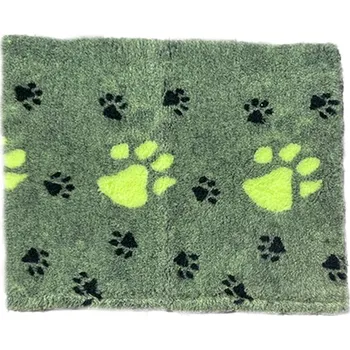 Pelíšek pro psa WEBER-MLÝN TERMOIZOLAČNÍ DEKA ZELENO ČERNÁ 100x150 cm