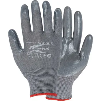 Pracovní rukavice Rukavice Cofra Labour šedé * Velikost rukavic: 11