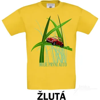 Tričko dětské KR, Auto brouk Barva: Žlutá, Velikost: 158