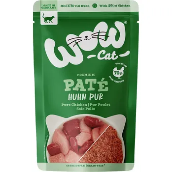 Krmivo pro kočku 24×125g WOW Cat Adult - čisté kuřecí