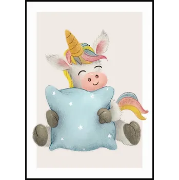 Plakát Jen tak z lásky Plakát Jednorožec Rozměr plakátu: A4 (21 x 29,7 cm)