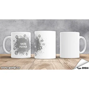 Hrnek 330 ml - 0104 - Tlapkové kolečko