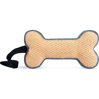 Hračka pro psa CAMON JUTOVÁ KOST S POUTKEM 25 cm