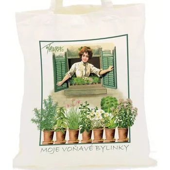 Plátěná nákupní taška, Moje voňavé bylinky DOPRODEJ