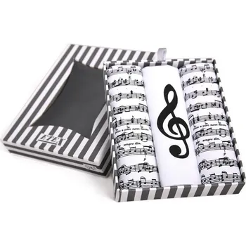 Etex Dámské kapesníky L59 houslový klíč Barva: černobílá, Velikost: uni