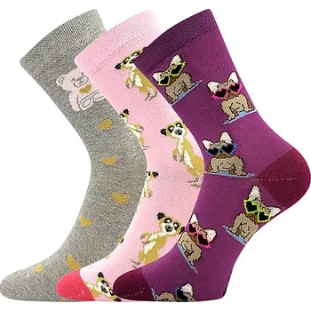 Dětská móda Dívčí ponožky Boma - 057-21-43 XVI, mix D Barva: Mix barev, Velikost: 25-29