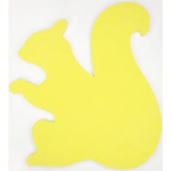 Pěnová veverka žlutá EVA Toyformat - Malý Génius veverka_ye