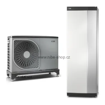 Tepelné čerpadlo NIBE F2050-6 + NIBE VVM S320 - tepelné čerpadlo vzduch-voda - komplet s montáží zdarma (akční komplet s montáží zdarma)