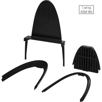 Gumová vložka pro úchyt skleněné výplně MOD 6400 Gumová vložka pro úchyt skleněné výplně MOD 6400, pro sklo 19 mm