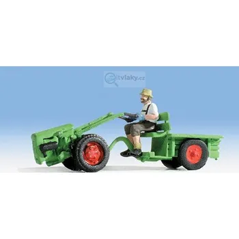 Modelová železnice TT - malý traktor s řidičem / NOCH 46750
