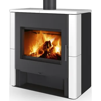 Krbová kamna Romotop - TELDE - keramika hladká 90901 Bílá matná