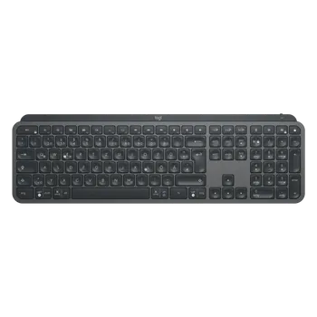 Tablet Logitech bezdrátová podsvícená klávesnice MX Keys (Qwertz DE) - černá
