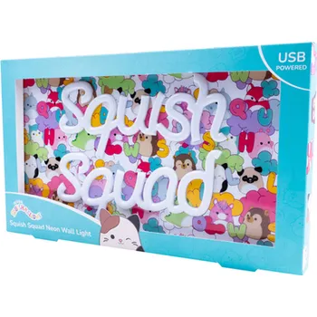 Lampička Lampička na zeď - Squishmallows Squish Squad - 5060960748355
