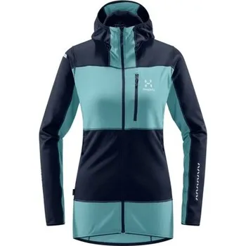 Dámská mikina Haglöfs L.I.M Mid Fast Hood Women, Tarn blue/Frost blue - dámská technická mikina L + Doprava zdarma