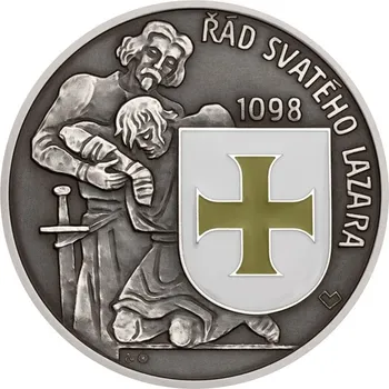 Stříbrná medaile Rytířské řády - Svatolazarský řád stand