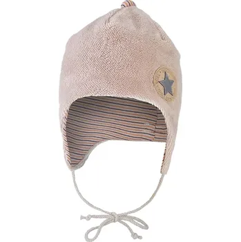 Módní doplněk LITTLE ANGEL čepice MAZLÍK BAMBUS Outlast® latte vel. 1 | 36-38 cm
