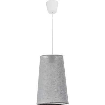 Duolla - Lustr na lanku SOUL 1xE27/40W/230V světle pr. 19,4 cm šedá