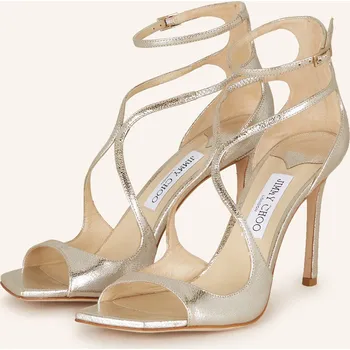 Dámské lodičky Jimmy Choo Dámské Sandály Azia 95, stříbrná, 39