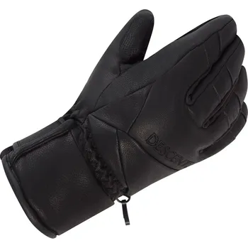 Cyklistika Pánské rukavice Descente kožené rukavice LLOYD BLK