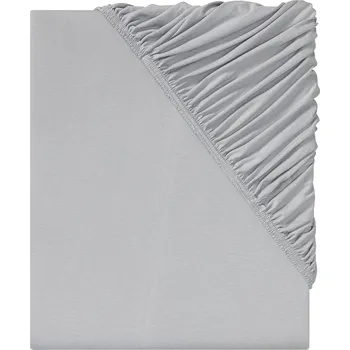 Prostěradlo LIVARNO home Žerzejové napínací prostěradlo, 180-200 x 200 cm (šedá)