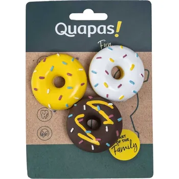 Hračka pro psa Quapas! Hračka pro psy Donut 3 ks 6,5 cm