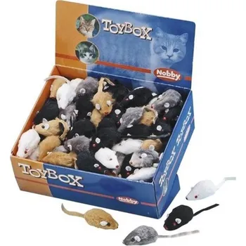 Hračka pro kočku Hračka cat textil myš 5cm display Nobby 140ks