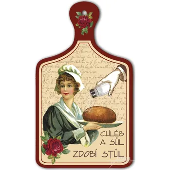 Kuchyňské prkénko Chléb a sůl, dřevěné dekorační prkénko