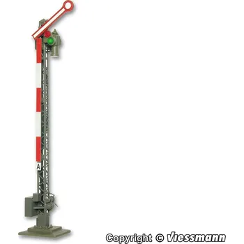 Modelová železnice TT - mechanické hlavní návěstidlo jednoramenné / Viessmann 4900