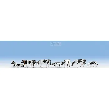 Modelová železnice TT - Krávy černobílé / NOCH 45721