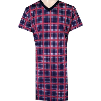 Pánská noční košile Pánská Noční Košile FOLTÝN NK388 Velikost: 5XL, Materiál: Krátký rukáv