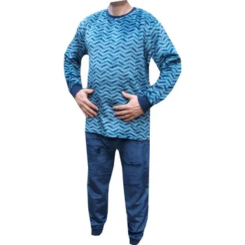 Pánské pyžamo xcena Teplé pyžama mikrolpyšové Velikost: XXL