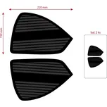 MOTOMAX, s.r.o. Sada nálepek nádrže ČZ černá 2ks *M