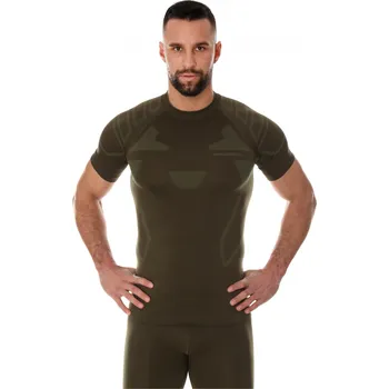 Pánské tričko Brubeck pánské tričko s krátkým rukávem RANGER PROTECT Barva: khaki, Velikost: S