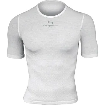 Pánské tričko Brubeck UNISEX tričko 3D s krátkým rukávem Multifunctional Barva: Bílá, Velikost: M