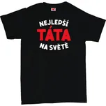 Nejlepší táta na světě - pánské tričko s potiskem S černá - black Modrá - 403