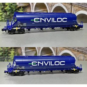 Modelová železnice N - set 2 vozů na sypké hmoty VTG modré / Fleischmann 849004