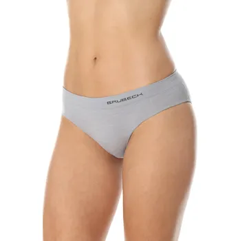 Dámské spodní prádlo Brubeck dámské kalhotky Hipster Comfort wool Barva: Šedá, Velikost: M