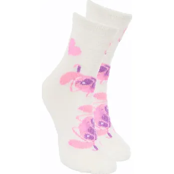 Dámské ponožky Bílé dámské ponožky Lilo and Stitch Velikost: 36/38