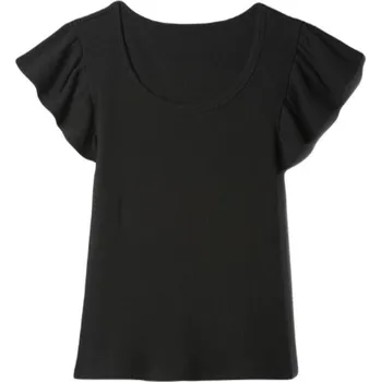 Dívčí oblečení Dívčí tričko GAP SCOOP XXL Černá