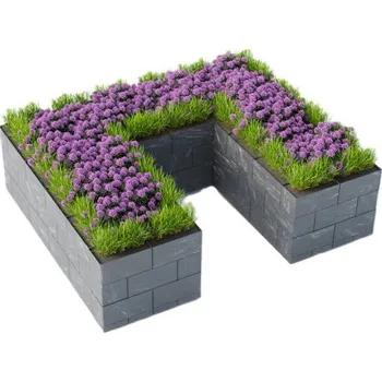 Vyvýšený záhon Vyvýšený záhon Flexi Element ve tvaru U